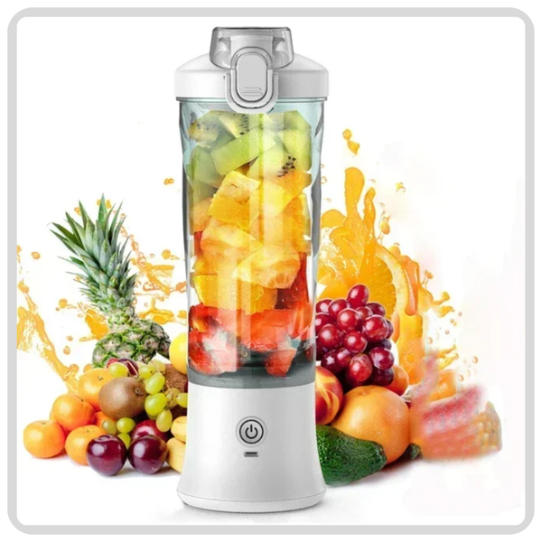 Portable Blender 20,3 fl. oz. (600ml) Electric Juicer Fruit Mixers 4000mAh - White