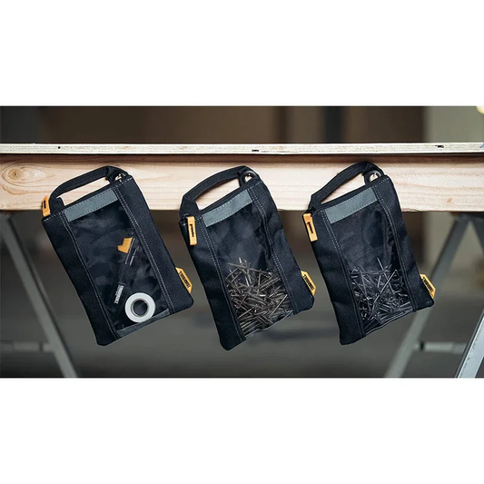TOUGHBUILT TB-94-M-3 3 Pack Fastener Bags Storage Tool Bags Nail Bags Power Tool Accessories Toughbuilt Bag