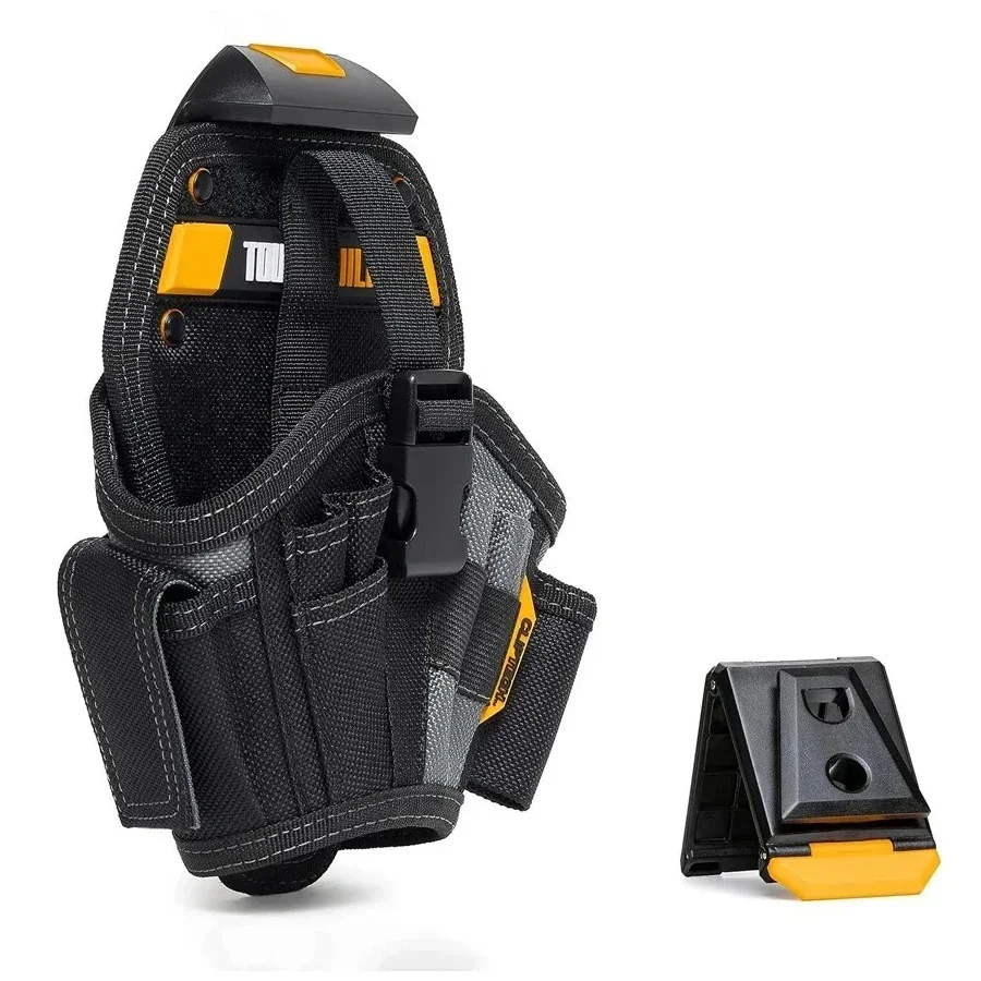 TOUGHBUILT TB-CT-20-L Large Drill Holster Pouch Bit Pouch for Tool Belt Hand Drill Special Belt Bag Portable Tool Bag