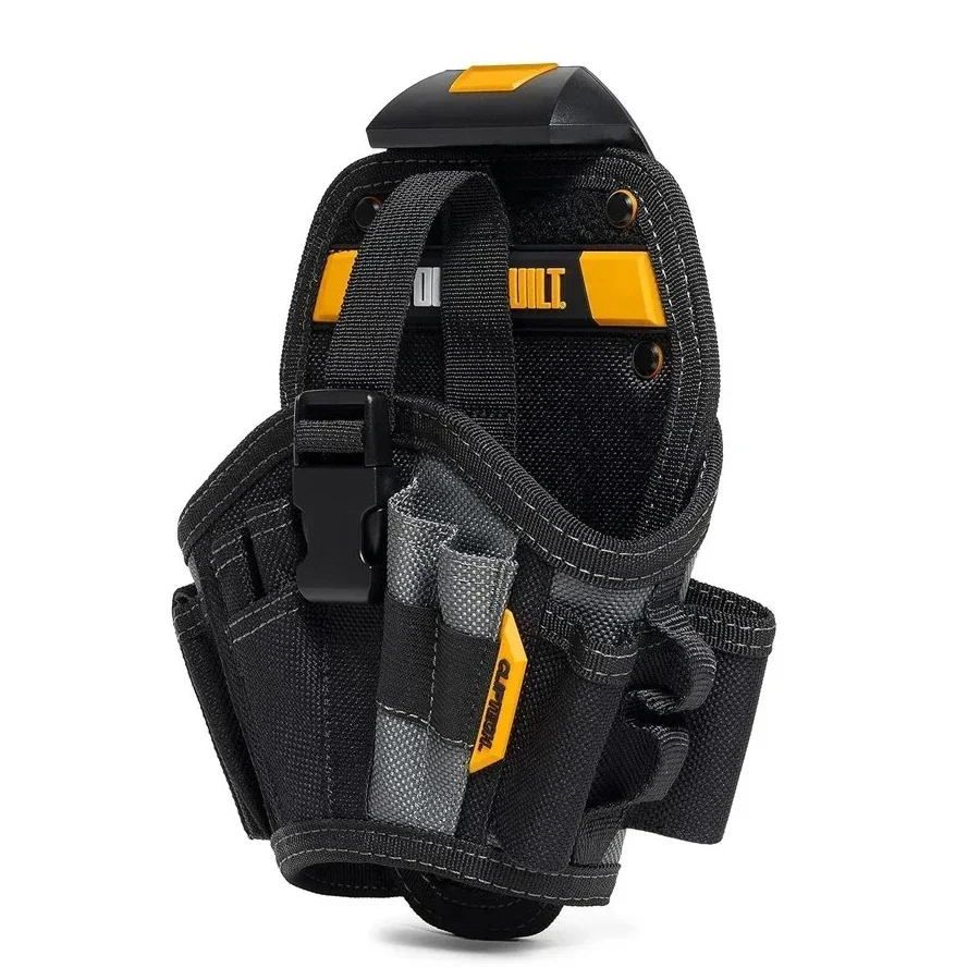 TOUGHBUILT TB-CT-20-L Large Drill Holster Pouch Bit Pouch for Tool Belt Hand Drill Special Belt Bag Portable Tool Bag