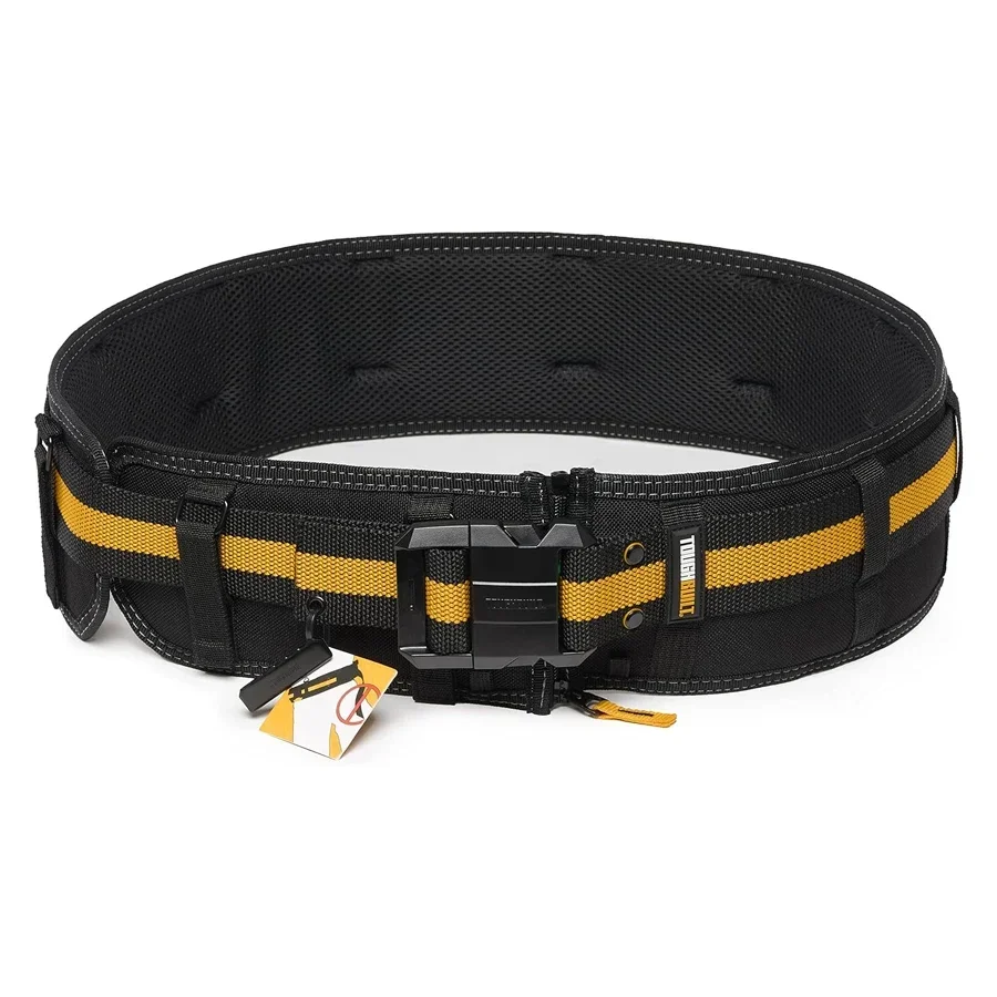TOUGHBUILT TB-CT-41 Padded Belt with Heavy Duty Clip Buckle and Back Support Construction Work Belts Toughbuilt Tools