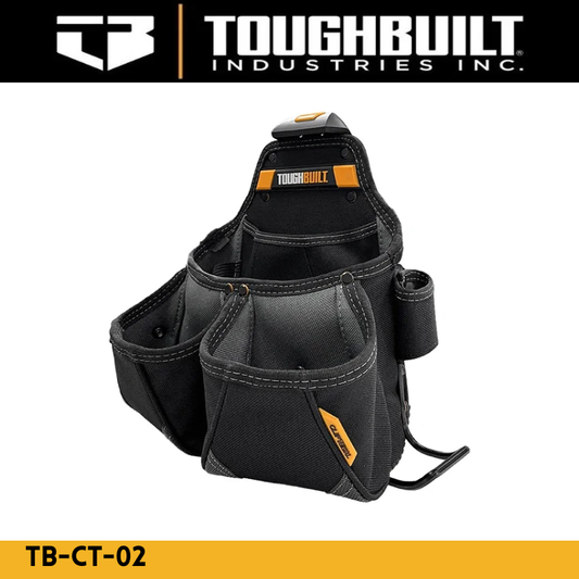 TOUGHBUILT TB-CT-02 Framer Pouch Dual-pocket Multi Tool Belt Pouch Hanging Hammer for Carpenters molders Toughbuilt Pouch