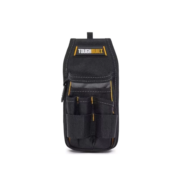 TOUGHBUILT Sturdy And Durable Belt Tool Bag TB-222 Organizer Bag - Rear Pocket Flap - Can Be Worn Over Pants Or Belts