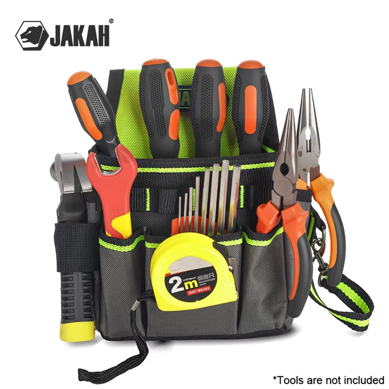 JAKAH Multi-Pocket Tool Pouch – Professional Organizer, Multi-Purpose