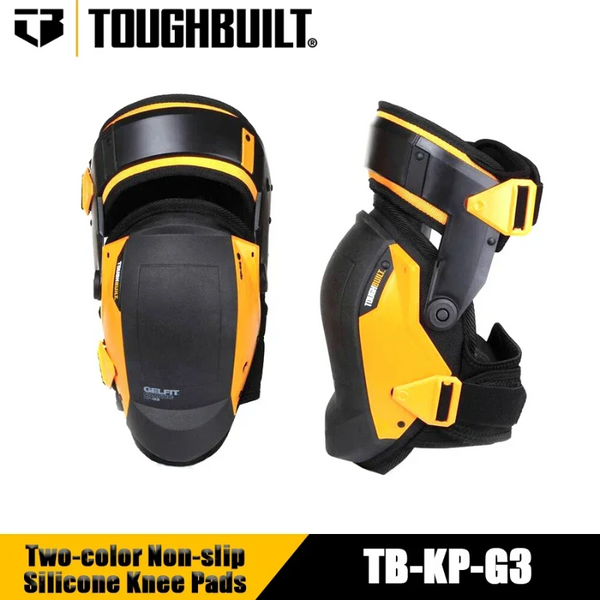 TOUGHBUILT GelFi Thigh Support Knee Pad TB-KP-G3 Dual Color Anti Slip Silicone Knee Pad Knee Protection Tool