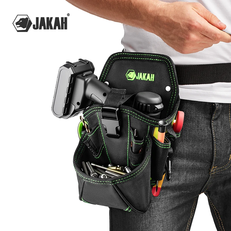 JAKAH Waist Tool Bag – Tool Bag with Large Compartment