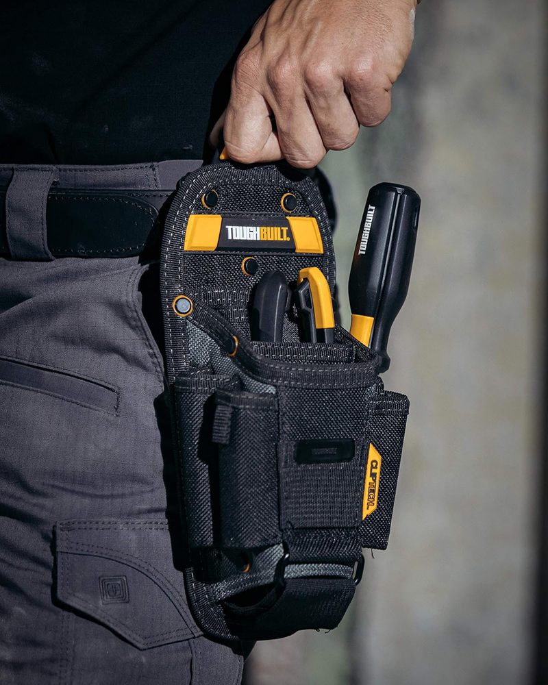 TOUGHBUILT Technician 10 Pocket Pouch Mechanic Special Multi-Pocket Tool Bag Tool Pouch Quick Durable Hanging Bag TB-CT-36-L10