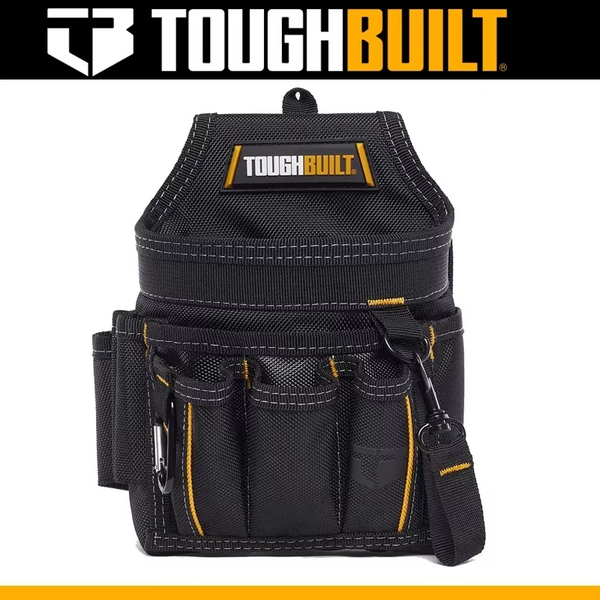 TOUGHBUILT Multi-Purpose Tool Pouch TB-229 – Wear-Resistant with Padded Waist Belt & Shoulder Strap