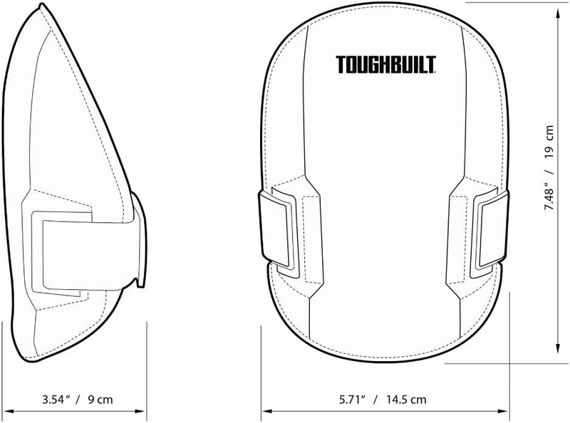 TOUGHBUILT Ultra Light Knee Pads Labor Protection Kneeling Protection Knee Protection Power Tool Accessories TB-KP-1