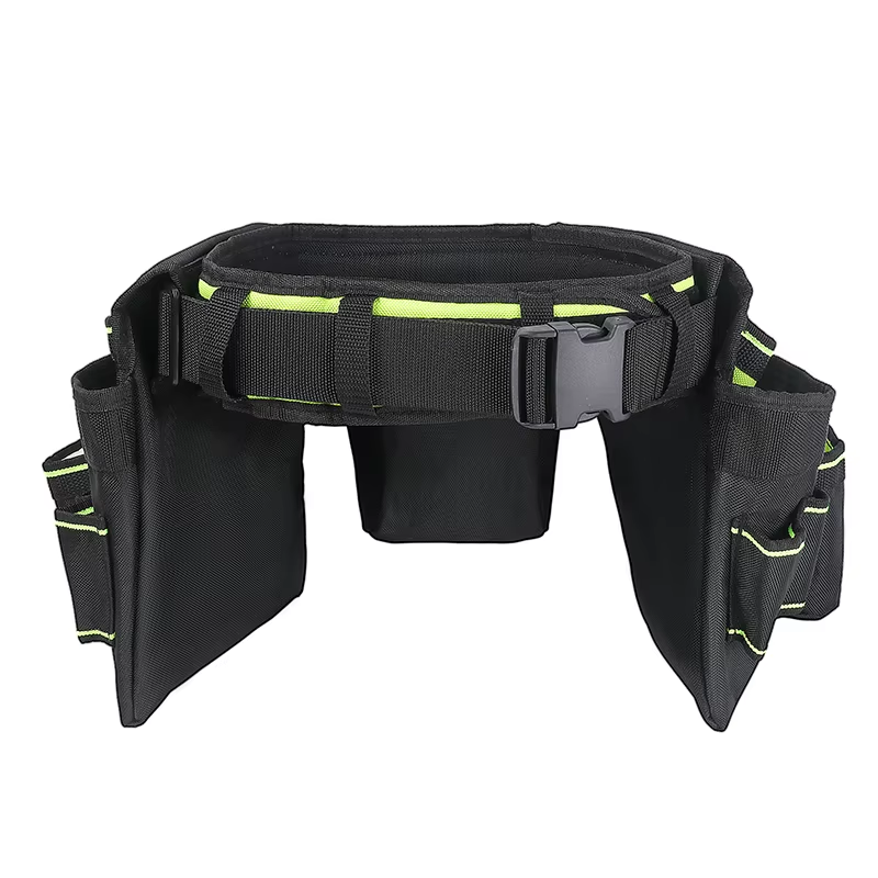 JAKAH Tool Belt, Adjustable Waist Pouch with Magnetic Tool Holder, Durable Belt