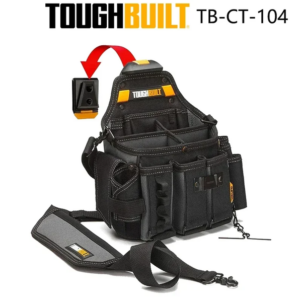 TOUGHBUILT Master Electrician's Pouch TB-CT-104 - Shoulder Bag Durable Tool Accessories