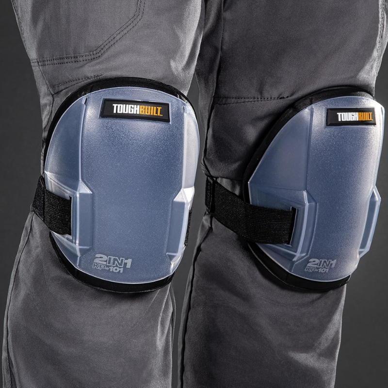 TOUGHBUILT TB-KP-101 2 In 1 Knee Pads For Tiling And Flooring Protective Safety Gear Construction Site Knee Pads