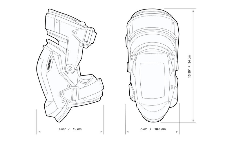 TOUGHBUILT GelFi Thigh Support Knee Pad TB-KP-G3 Dual Color Anti Slip Silicone Knee Pad Knee Protection Tool