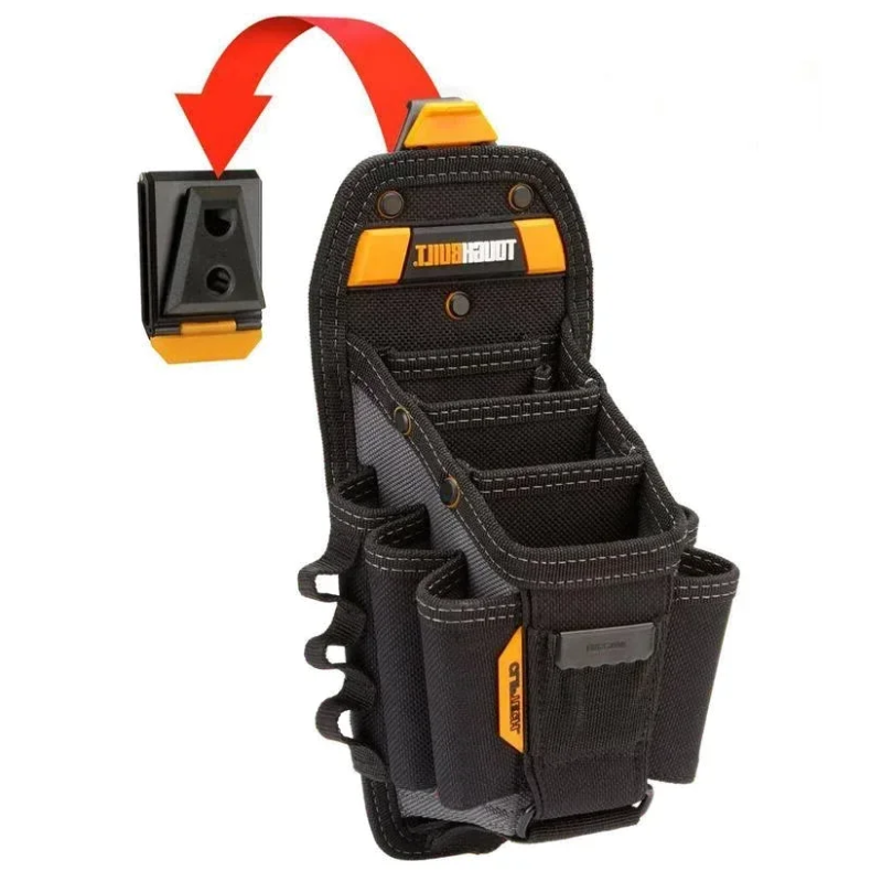 TOUGHBUILT TB-CT-36-L10 - Technician 10-Pocket Pouch Mechanic Special Multi-Pocket Tool Bag Tool Pouch Quick Durable Hanging Bag
