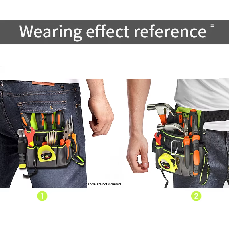 JAKAH Multi-Pocket Tool Pouch – Professional Organizer, Multi-Purpose