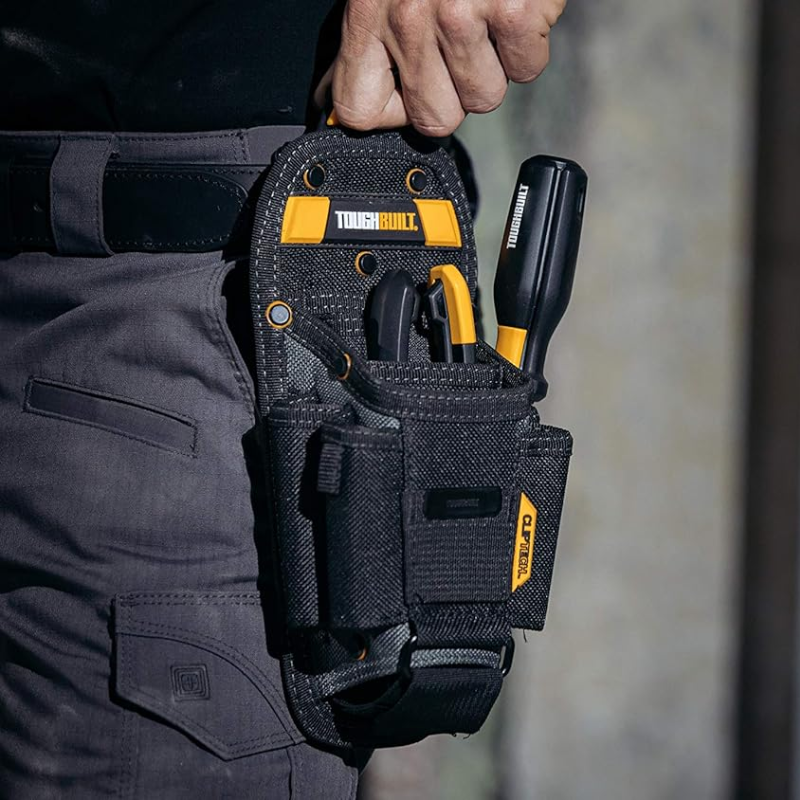 TOUGHBUILT TB-CT-36-L10 - Technician 10-Pocket Pouch Mechanic Special Multi-Pocket Tool Bag Tool Pouch Quick Durable Hanging Bag