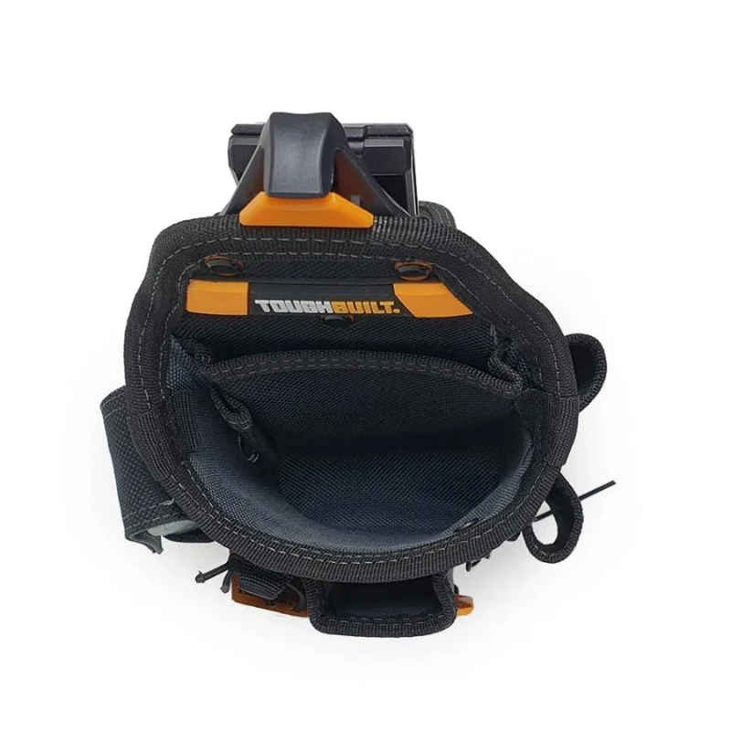 TOUGHBUILT TB-CT-34 Small Electricians Pouch  - For Tool Belt 13 Pockets And Loops Black-Duty Construction