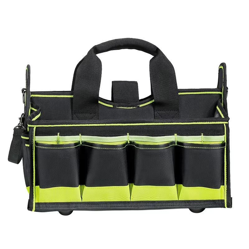 JAKAH 40-Pocket Tool Tote – Multi-Purpose Professional Organizer, Size 15 × 10,6 × 11 in (38 x 27 x 28 cm)
