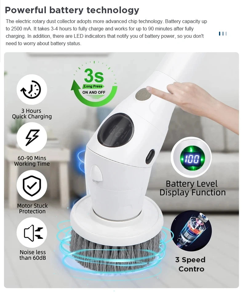 Cordless Electric Cleaning Brush