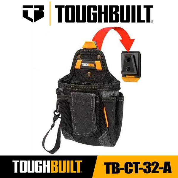 TOUGHBUILT Waist Hanging Tool Bag TB-CT-32-A - Multifunctional Storage Quick Hang Tool Bag