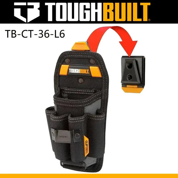 TOUGHBUILT Technician Bag Portable Multi Functional TB-CT-36-L6 - Durable Toolkit Bracket Accessories and Adjustable Case