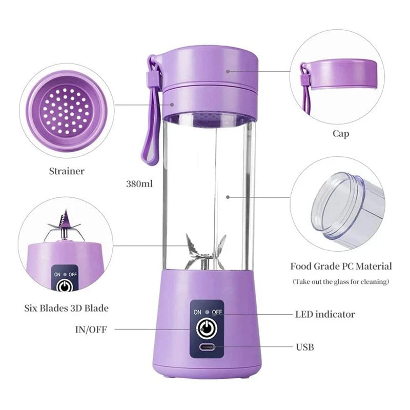 Portable 380 Mini Multifunctional Juicer Cup