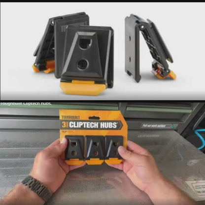 TOUGHBUILT TB-CT-150 - 3pc ClipTech Hubs Power Toughbuilt Tool Accessories ClipTech Hubs